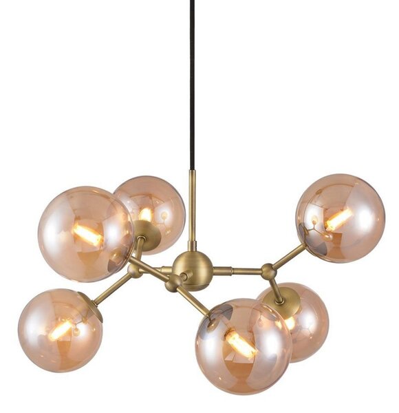 Lampa Wisząca Halo Design, złoty | mosiężny, jadalnia, metal