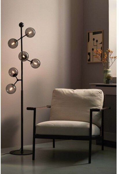 Lampa Podłogowa Halo Design, biały, salon, metal