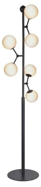 Lampa Podłogowa Halo Design, biały, salon, metal