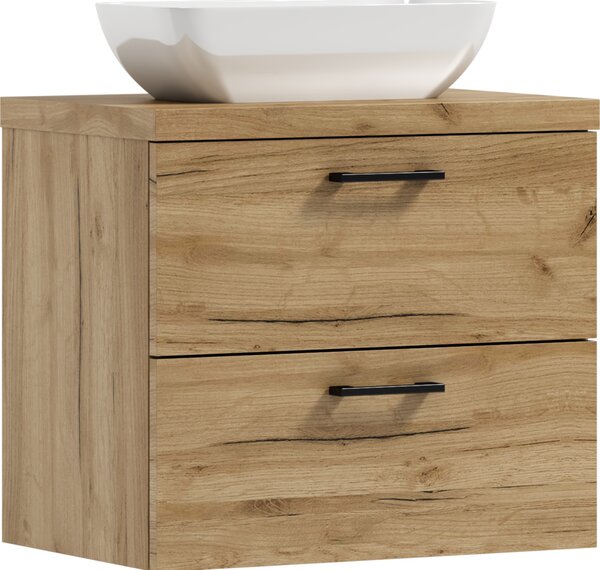 Meble ADK | Szafka wiszca, 53,2 x 50,5 x 40,6 cm, z umywalk, Craft Gold LUNA 60