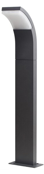 Zewnętrzna Lampa Lucande, Timm, czarny, taras, aluminium, nowoczesny