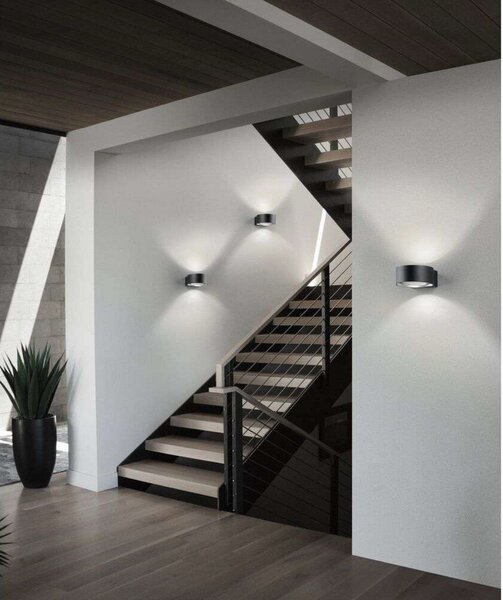 Lampa Ścienna LIGHT-POINT, ściemnialny, antyczny mosiądz, salon, aluminium