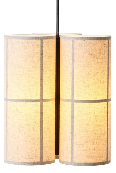 Lampa Wisząca Audo Copenhagen, Hashira Cluster, ściemnialny, beżowy, salon, tkanina | tekstylia, design