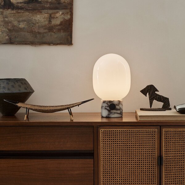 Lampa Stołowa Audo Copenhagen, JWDA, ściemnialny, biały, salon, szkło, design