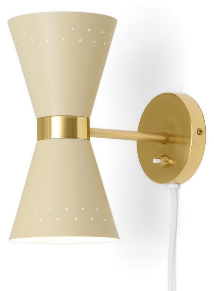 Lampa Ścienna Audo Copenhagen, Collector, ściemnialny, beżowy, salon, metal, design