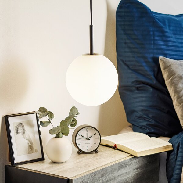 Lampa Wisząca Audo Copenhagen, TR Bulb, ściemnialny, biały, salon, szkło, design