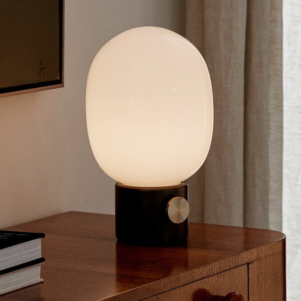 Lampa Stołowa Audo Copenhagen, JWDA, ściemnialny, czarny, salon, szkło, design
