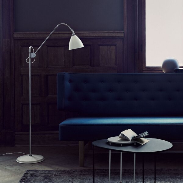 Lampa Podłogowa GUBI, Bestlite, biały, salon, metal, design