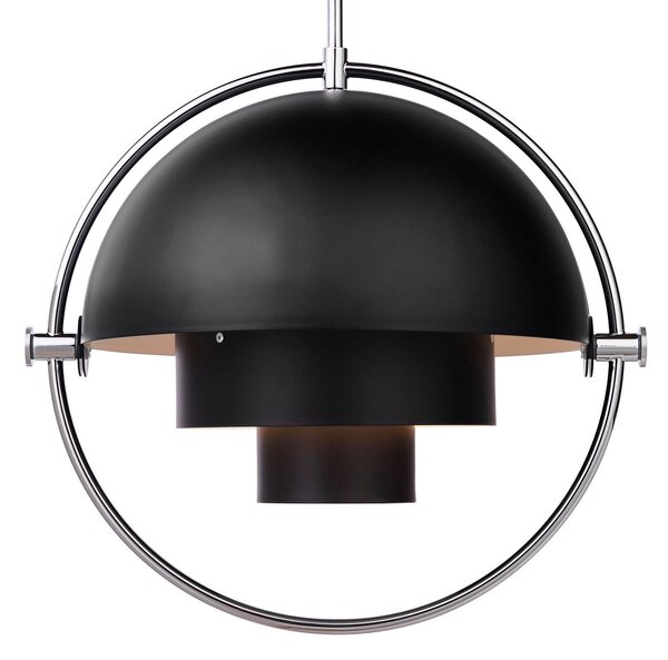 Lampa Wisząca GUBI, Multi-Lite, ściemnialny, czarny, salon, metal, design
