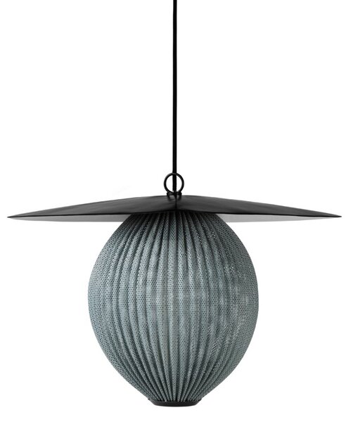 Lampa Wisząca GUBI, szary, salon, metal
