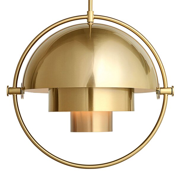Lampa Wisząca GUBI, Multi-Lite, ściemnialny, złoty | mosiężny, salon, metal, design