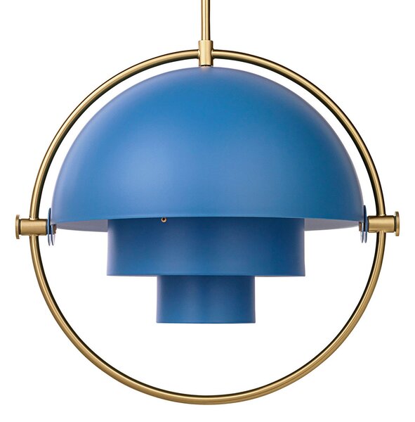 Lampa Wisząca GUBI, Multi-Lite, ściemnialny, niebieski, salon, metal, design
