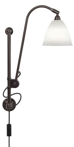 Lampa Ścienna GUBI, czarny, salon, metal