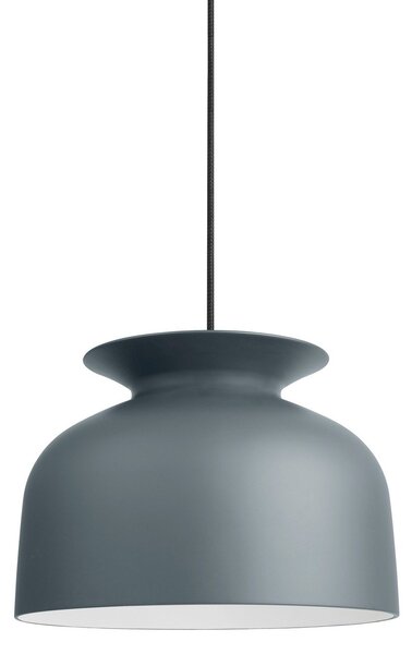 Lampa Wisząca GUBI, Ronde, ściemnialny, szary, salon, metal, design