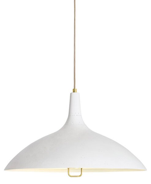 1965 Lampa Wisząca Mosiądz/Biała - GUBI