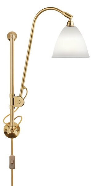 Lampa Ścienna GUBI, złoty | mosiężny, salon, metal