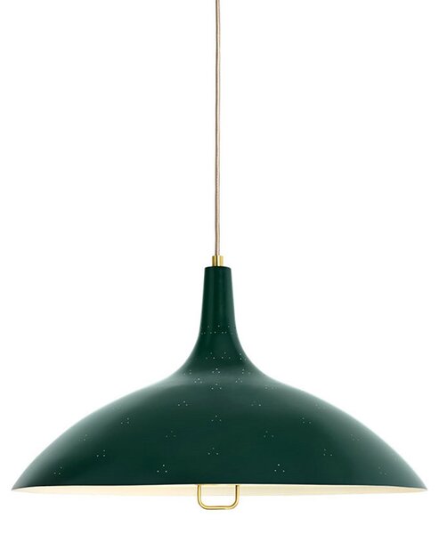 1965 Lampa Wisząca Mosiądz/Zielona - GUBI