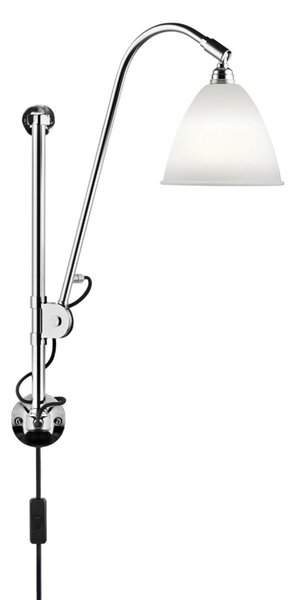 Bestlite BL5 Lampa Ścienna Ø16 Chrom/Porcelana - GUBI