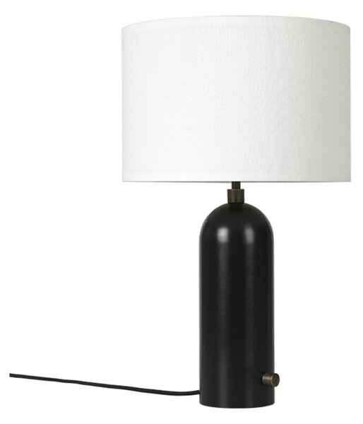 Lampa Stołowa GUBI, ściemnialny, czarny, salon, marmur