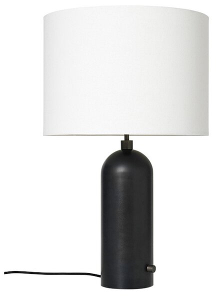 Lampa Stołowa GUBI, ściemnialny, czarny, salon, marmur