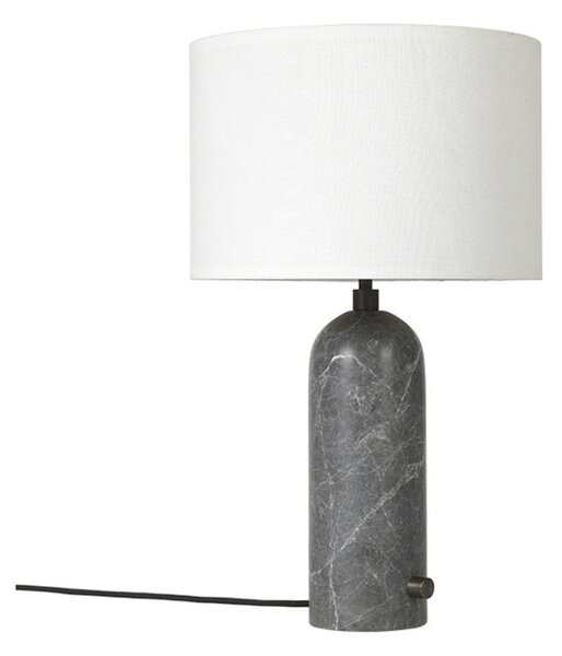 Lampa Stołowa GUBI, ściemnialny, szary, salon, marmur