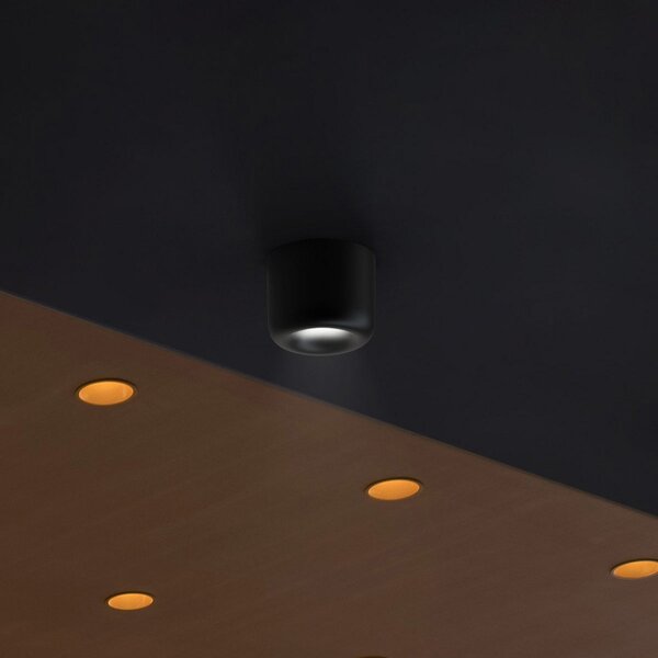 Lampa Sufitowa Serien Lighting, Cavity Ceiling S, ściemnialny, czarny, salon, metal, design