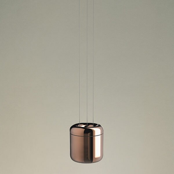 Lampa Wisząca Serien Lighting, Cavity Suspension L, ściemnialny, antyczny mosiądz, salon, metal, design