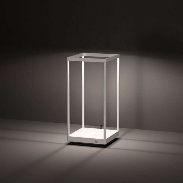 Lampa Stołowa Serien Lighting, ściemnialny, czarny, salon, aluminium