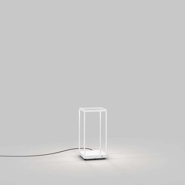 Lampa Stołowa Serien Lighting, ściemnialny, biały, salon, aluminium