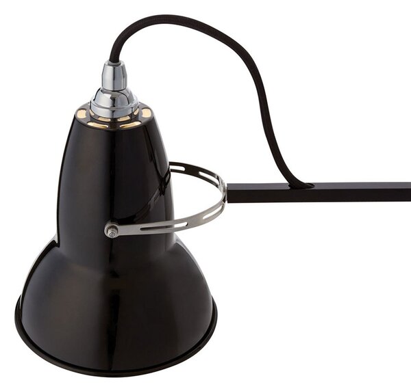 Lampa Podłogowa Anglepoise, Original 1227, czarny, salon, metal, industrialny