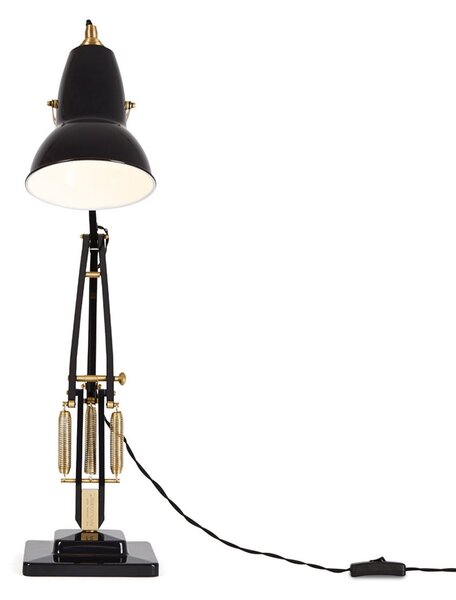 Lampa Stołowa Anglepoise, Original 1227 Brass, czarny, gabinet | pracownia, metal, industrialny