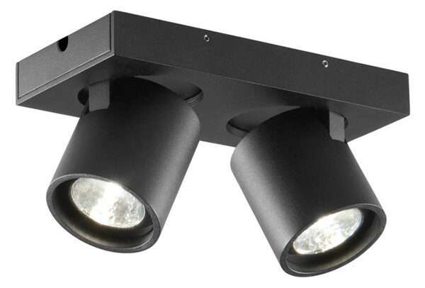 Lampa Sufitowa LIGHT-POINT, ściemnialny, czarny, salon, aluminium