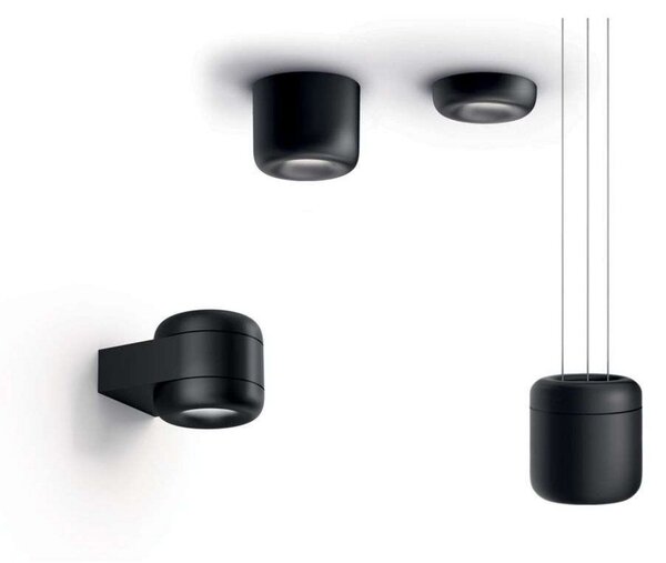 Lampa Ścienna Serien Lighting, ściemnialny, czarny, salon, aluminium