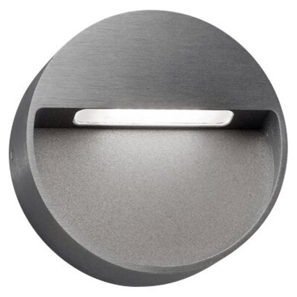 Lampa Ścienna LIGHT-POINT, ściemnialny, metaliczny, taras, aluminium