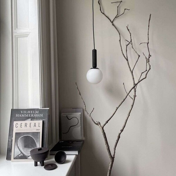 Lampa Wisząca 101 COPENHAGEN, antyczny mosiądz, salon, szkło