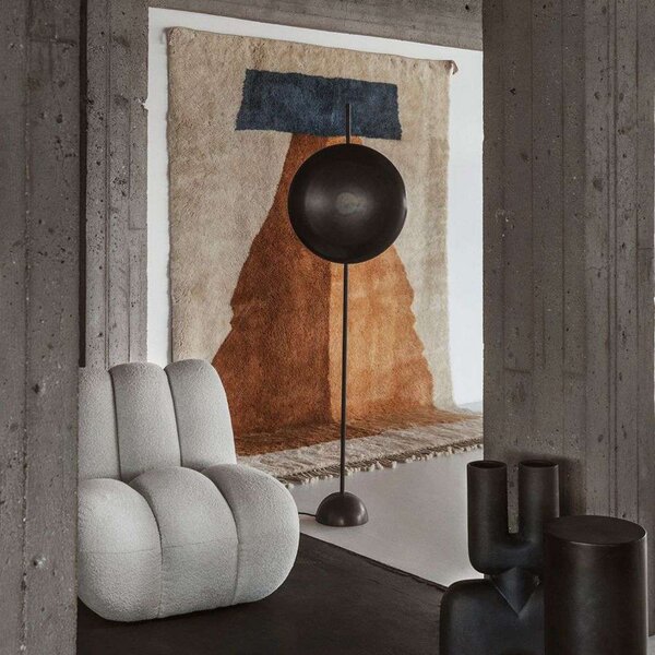 Lampa Podłogowa 101 COPENHAGEN, ściemnialny, antyczny mosiądz, salon, metal