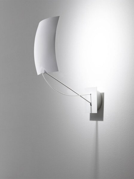 Lampa Ścienna Ingo Maurer, metaliczny, salon, aluminium