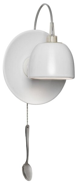Lampa Ścienna Ingo Maurer, Light au Lait, biały, salon, ceramika, design