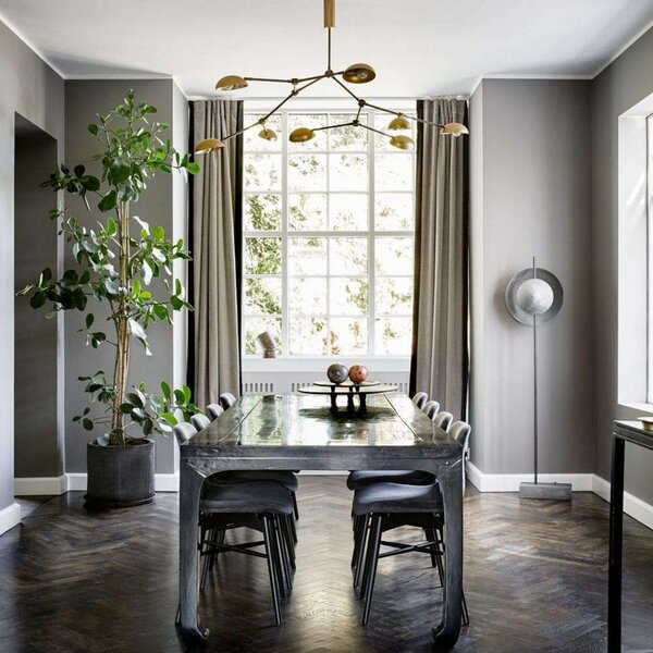 Żyrandol 101 COPENHAGEN, złoty | mosiężny, salon, metal