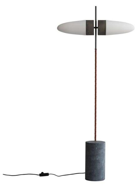 Lampa Podłogowa 101 COPENHAGEN, metaliczny, salon, szkło