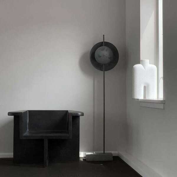 Lampa Podłogowa 101 COPENHAGEN, ściemnialny, metaliczny, salon, aluminium