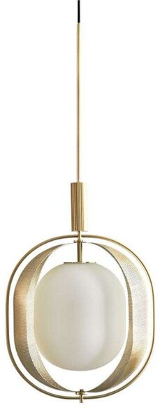 Lampa Wisząca 101 COPENHAGEN, złoty | mosiężny, salon, szkło