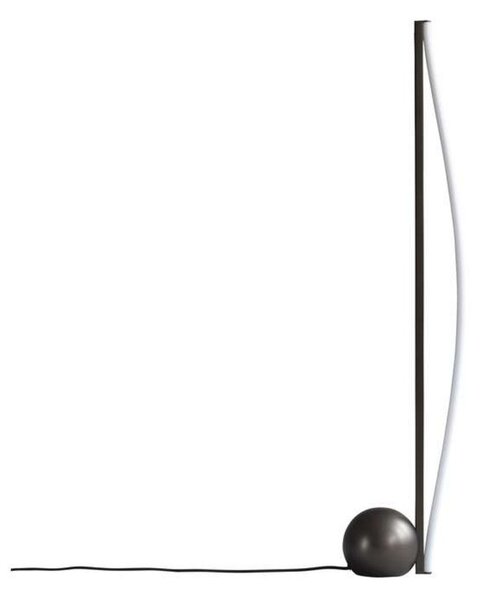 Lampa Podłogowa 101 COPENHAGEN, ściemnialny, antyczny mosiądz, salon, aluminium
