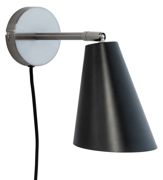 Lampa Ścienna Dyberg Larsen, Oswald, czarny, salon, metal, design