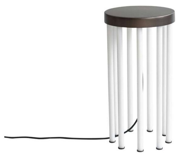 Lampa Podłogowa 101 COPENHAGEN, ściemnialny, antyczny mosiądz, salon, metal