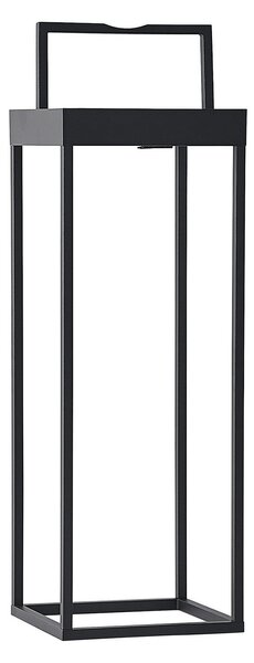 Zewnętrzna Lampa Lucande, Lynzy, ściemnialny, czarny, taras, metal, nowoczesny