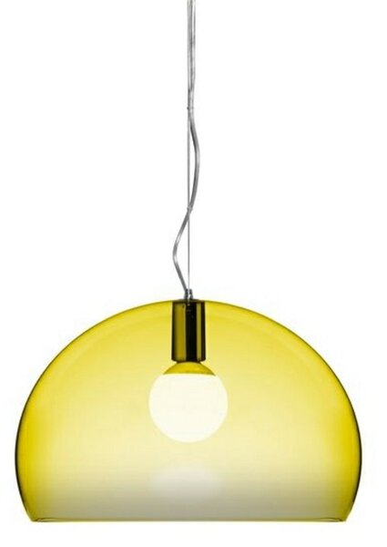 Lampa Wisząca Kartell, żółty, jadalnia, tworzywo sztuczne
