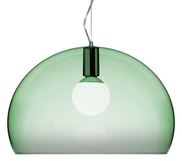 Lampa Wisząca Kartell, FL/Y, ściemnialny, zielony, salon, tworzywo sztuczne, design