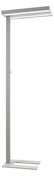 Lampa Podłogowa Arcchio, Logan Pro, ściemnialny, metaliczny, gabinet | pracownia, aluminium, nowoczesny