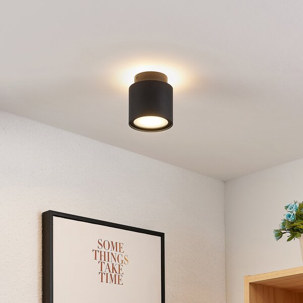 Lampa Sufitowa Arcchio, Walisa, ściemnialny, czarny, salon, aluminium, nowoczesny
